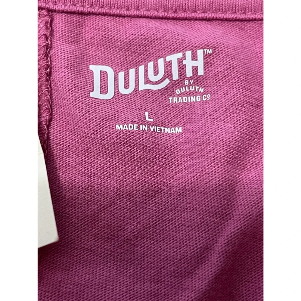 Duluth Trading‎ Co Tank Top Longtail T Large Pink Lightweight Sleeveless 53265
